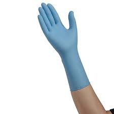 Exam Gloves, Nitrile, Medium, Powder-Free (PF), Esteem™ Singles, Blue, Sterile, 100 ea/bx