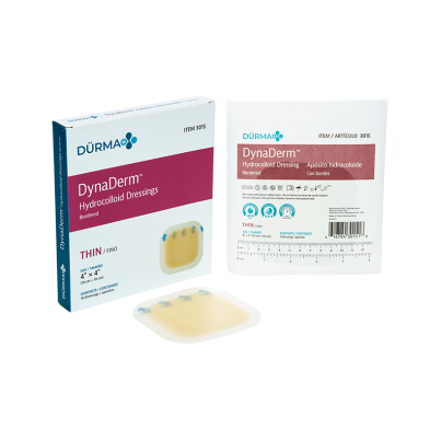 DynaDerm - Hydrocolloid Dressing - Thin, 4" x 4", 10/Box