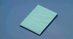 18x26" Sterile Blue/White Surgical Drape Non-Fenestrated