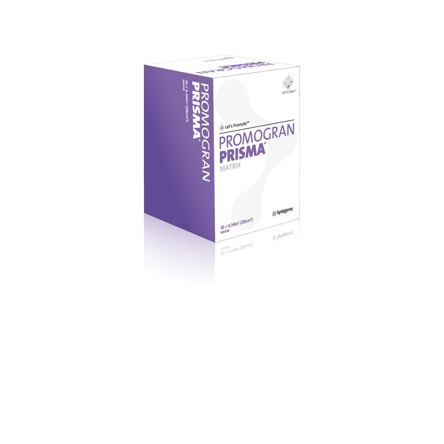 Promogran Prisma Matrix 4.34" Sq, 10/box