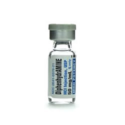 Diphenhydramine HCl 50mg 1ml vial